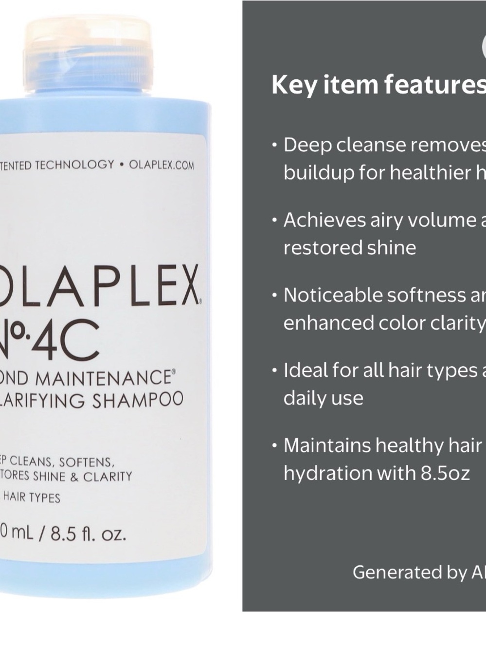 OLAPLEX No.4C Clarifying Shampoo - Blue & White Bottle